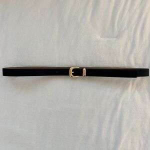 Black Belt with Gold Buckle (Small)